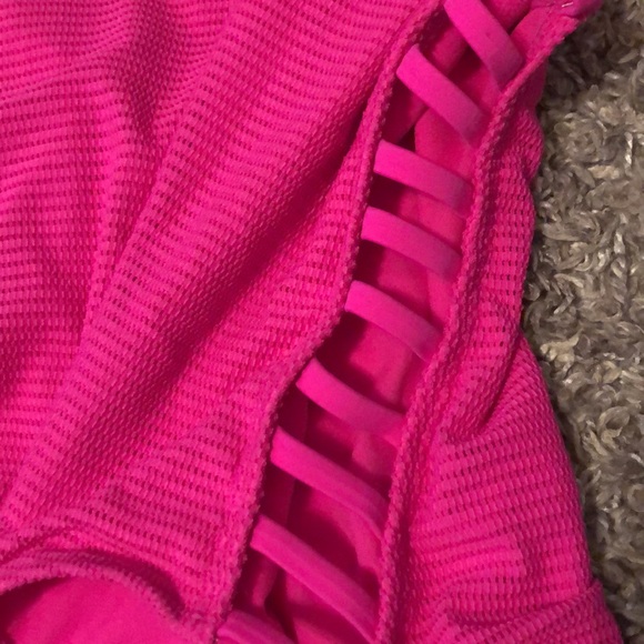 Hot Pink Cut Swimsuit - Picture 9 of 9